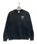 NIKE×stussyナイキ×ステューシー）の古着「Fleece Crew Sweatshirt」｜ブラック