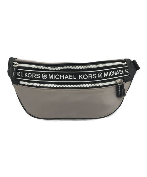 MICHAEL KORS（マイケルコース）MICHAEL KORS (マイケルコース) ボディーバッグ ベージュ×ブラックの古着・服飾アイテム