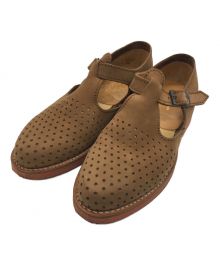 Lloyd footwear（ロイドフットウェア）の古着「ストラップドレスシューズ」｜ベージュ