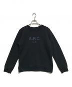 A.P.C.アーペーセー）の古着「クルーネックスウェット」｜ブラック