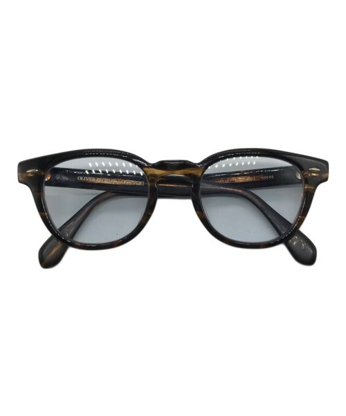 OLIVER PEOPLES（オリバーピープルズ）OLIVER PEOPLES (オリバーピープルズ) サングラス ブラウンの古着・服飾アイテム