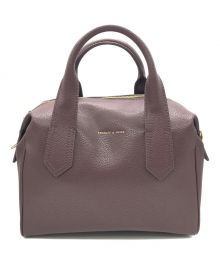 CHARLES & KEITH（チャールズ＆キース）の古着「スローチー ダブルハンドルバッグ」｜ボルドー