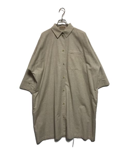 NEHERA（ネヘラ）NEHERA (ネヘラ) シャツワンピース ベージュ サイズ:SIZE 34の古着・服飾アイテム