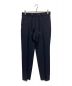 BOSS（ボス）の古着「SLIM-FIT TROUSERS IN VIRGIN WOOL WITH DRAWSTRING WAIST」｜ネイビー