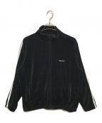 SUPREMEシュプリーム）の古着「Studded Velour Track Jacket」｜ブラック