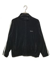 SUPREME（シュプリーム）の古着「Studded Velour Track Jacket」｜ブラック