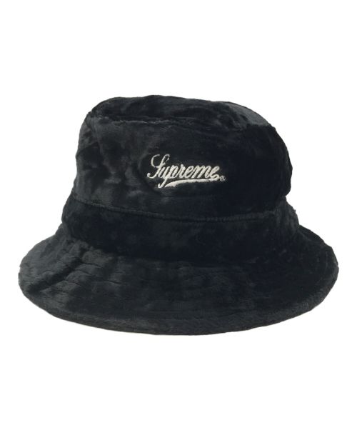 SUPREME（シュプリーム）Supreme (シュプリーム) Crushed Velvet Crusher ブラックの古着・服飾アイテム