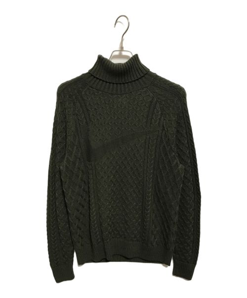 NIKE（ナイキ）NIKE (ナイキ) NL CABLE KNIT TURTLENECK グリーン サイズ:Sの古着・服飾アイテム