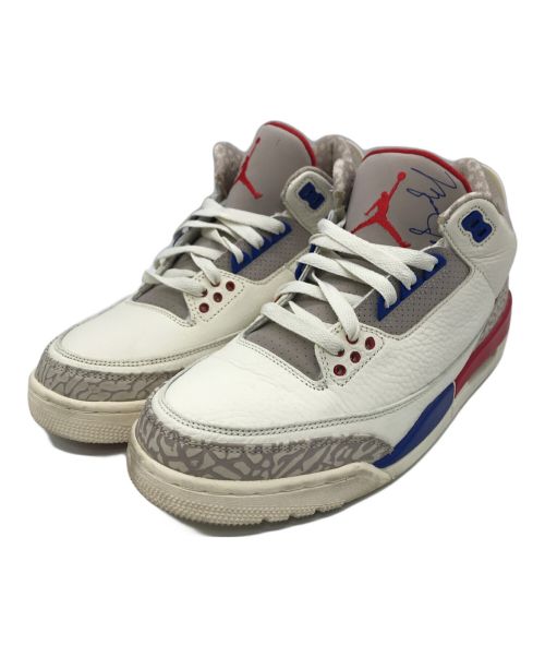 NIKE（ナイキ）NIKE (ナイキ) AIR JORDAN 3 RETRO アイボリー サイズ:26.5cmの古着・服飾アイテム