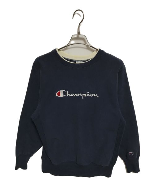 Champion（チャンピオン）Champion (チャンピオン) 90‘Sリヴァースウィーブスウェット ネイビー サイズ:Lの古着・服飾アイテム