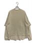 TODAYFUL (トゥデイフル) Layered Cotton Sweat ベージュ サイズ:FREE：5000円