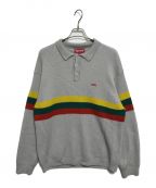 SUPREMEシュプリーム）の古着「Small Box Logo Polo Sweater」｜グレー