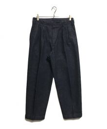 STEVEN ALAN（スティーブンアラン）の古着「13.5oz DENIM 2PLEATED PANTS-BOLD/パンツ」｜インディゴ