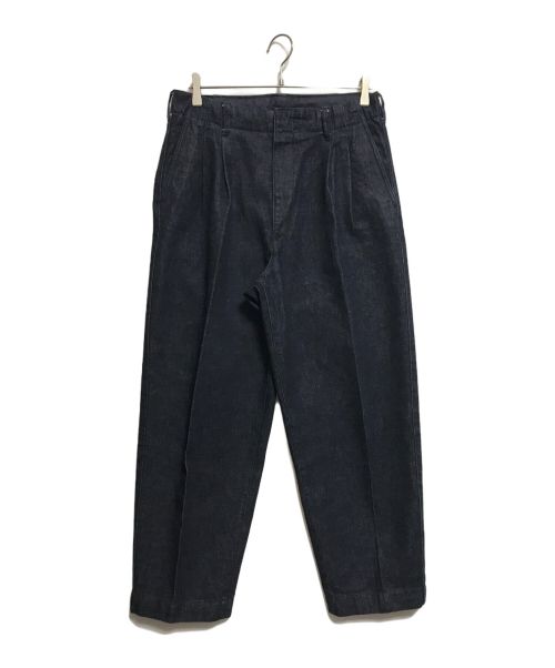 STEVEN ALAN（スティーブンアラン）STEVEN ALAN (スティーブンアラン) 13.5oz DENIM 2PLEATED PANTS-BOLD/パンツ インディゴ サイズ:Mの古着・服飾アイテム