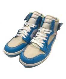 NIKE×OFFWHITE（ナイキ×オフホワイト）の古着「Air Jordan 1 High UNC "White/Dark Powder Blue"」｜ホワイト×ブルー