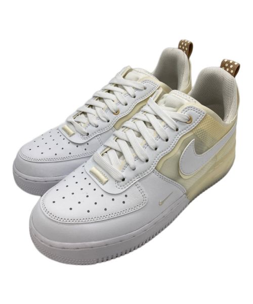 NIKE（ナイキ）NIKE (ナイキ) AIR FORCE 1 REACT ホワイト×アイボリー サイズ:24cmの古着・服飾アイテム