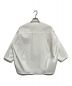 YORI (ヨリ) ノーカラーコクーンジャケット ホワイト サイズ:38 未使用品：15000円