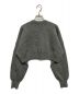 ENFOLD (エンフォルド) O EMBOSS CROPPED PULLOVER グレー サイズ:SIZE 38：15000円