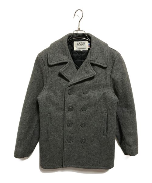 shott（ショット）shott (ショット) U.S. 740N PEA JACKET グレー サイズ:38の古着・服飾アイテム