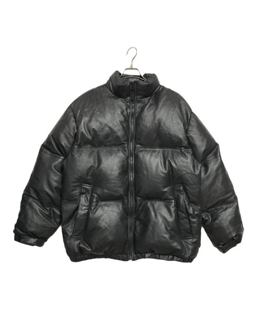 WACKO MARIA（ワコマリア）WACKO MARIA (ワコマリア) LEATHER DOWN JACKET ブラック サイズ:XLの古着・服飾アイテム