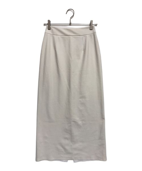 R'IAM PLAGE（リアム プラージュ）R'IAM PLAGE (リアム プラージュ) ダイバータイトスカート ホワイト サイズ:SIZE　34の古着・服飾アイテム