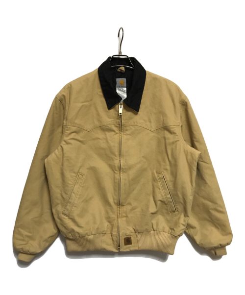 CarHartt（カーハート）CarHartt (カーハート) サンタフェジャケット ベージュ×ブラック サイズ:Lの古着・服飾アイテム