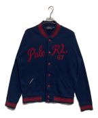 POLO RALPH LAURENポロ・ラルフローレン）の古着「スウェットジャケット」｜ネイビー×レッド