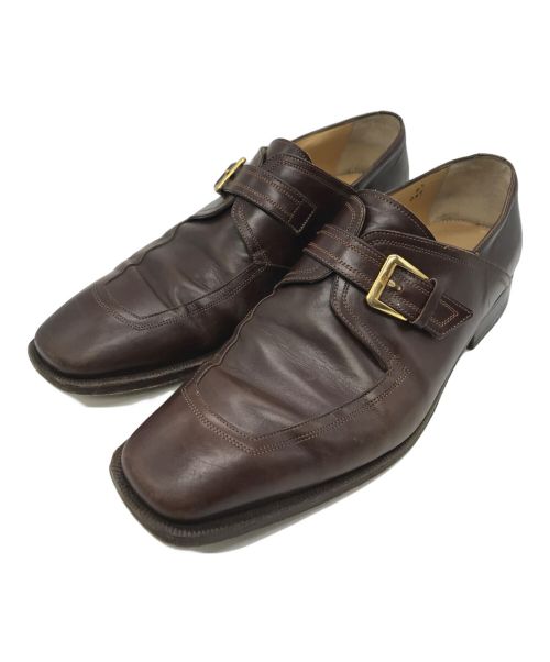 Santoni（サントーニ）Santoni (サントーニ) ドレスシューズ ブラウン サイズ:7の古着・服飾アイテム