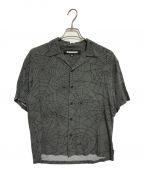 NEIGHBORHOODネイバーフッド）の古着「SPIDERWEB HAWAIIAN SHIRT SS」｜グレー