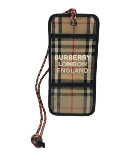 BURBERRY LONDON（バーバリーロンドン）BURBERRY LONDON (バーバリーロンドン) カードケース ベージュの古着・服飾アイテム