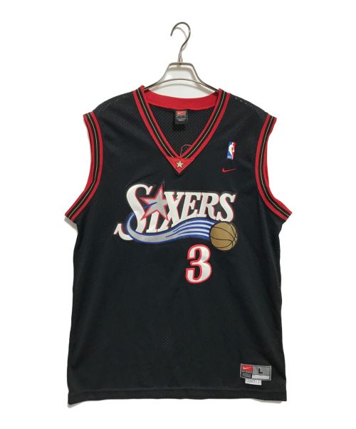 NIKE（ナイキ）NIKE (ナイキ) SIXERS ゲームシャツ ブラック サイズ:下記参照の古着・服飾アイテム