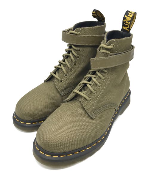 Dr.Martens（ドクターマーチン）Dr.Martens (ドクターマーチン) FUTURA LABORATORIES (フューチュラ ラボラトリーズ) 1460 FUTURA 8ホールブーツ グリーン サイズ:US 9の古着・服飾アイテム