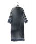 SZ Blockprints (エスゼットブロックプリント) Ron Herman (ロンハーマン) 別注 Isle Frock Thick Stripe Dress ホワイト×ブルー サイズ:S：5000円