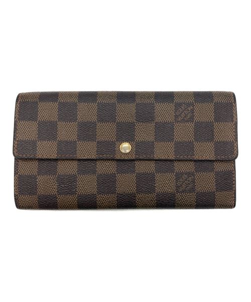 LOUIS VUITTON（ルイ ヴィトン）LOUIS VUITTON (ルイ ヴィトン)  ポルトフォイユ・サラ ブラウンの古着・服飾アイテム