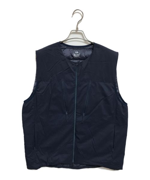 DAIWA LIFESTYLE（ダイワ ライフスタイル）DAIWA LIFESTYLE (ダイワ ライフスタイル) INNER DOWN VEST CORDURA ネイビー サイズ:Lの古着・服飾アイテム