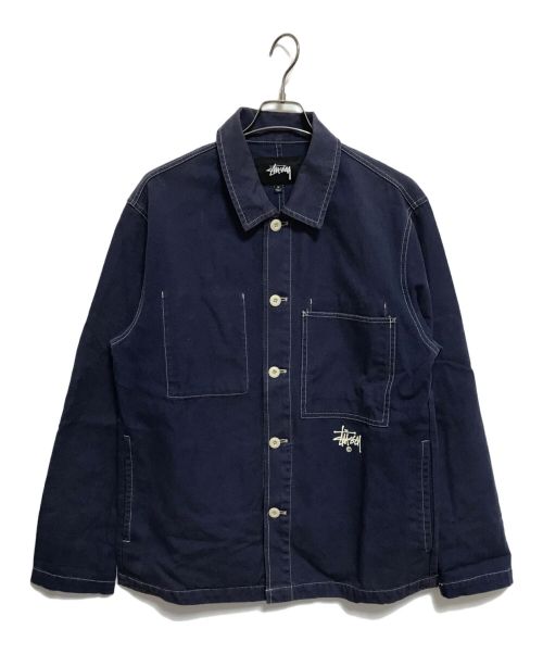 stussy（ステューシー）stussy (ステューシー) カバーオール ネイビー サイズ:Mの古着・服飾アイテム