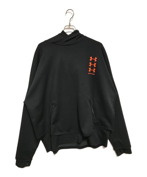 UNDER ARMOUR（アンダー アーマー）UNDER ARMOUR (アンダー アーマー) Palm Angels (パーム エンジェルス) Loose Hoodie ブラック サイズ:XLの古着・服飾アイテム