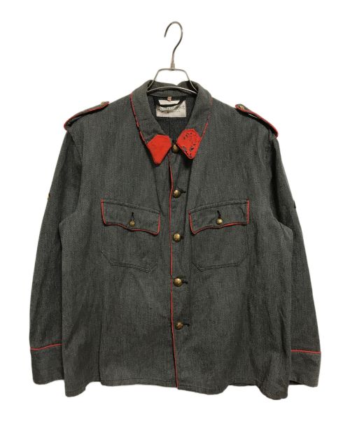 Scheilegger LE SENTIER（シュヴァイゲル レ サンティエ）Scheilegger LE SENTIER (シュヴァイゲル レ サンティエ) Swiss Vintage Fireman Jacket グレー×レッド サイズ:52の古着・服飾アイテム