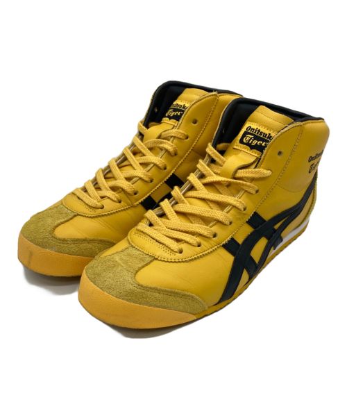 Onitsuka Tiger（オニツカタイガー）Onitsuka Tiger (オニツカタイガー) ハイカットスニーカー イエロー サイズ:23.5cmの古着・服飾アイテム