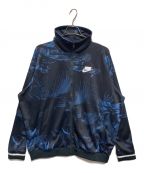 NIKEナイキ）の古着「AOP TRACK JACKET」｜ブラック×ネイビー