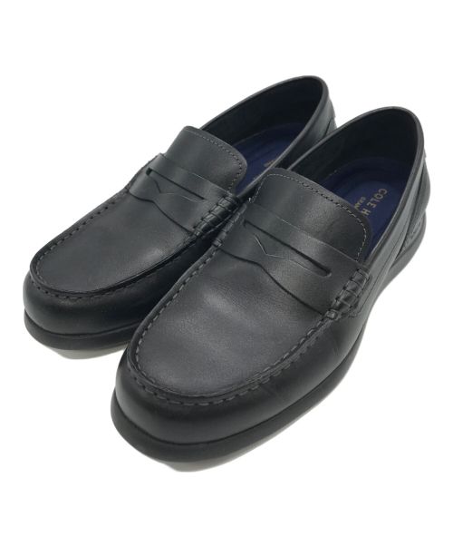 COLE HAAN（コールハーン）COLE HAAN (コールハーン) グランドアトランティックペニーローファー ブラック サイズ:24.5cmの古着・服飾アイテム