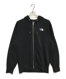 THE NORTH FACE（ザ ノース フェイス）の古着「スクエアロゴフルジップパーカー」｜ブラック