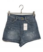 Spick and Spanスピックアンドスパン）の古着「5 1/2 SHORT DENIM」｜インディゴ