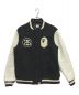 stussy（ステューシー）の古着「Fittest Varsity Jacket」｜ブラック×ホワイト