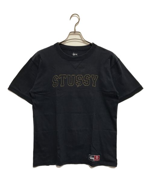 OLD STUSSY（オールドステューシー）OLD stussy (オールドステューシー) プリントTシャツ ネイビー サイズ:Mの古着・服飾アイテム