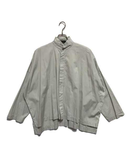 eskandar（エスカンダー）ESKANDAR (エスカンダー) スタンドカラーシャツ グレー サイズ:SIZE 1の古着・服飾アイテム