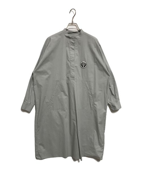 MM6 Maison Margiela（エムエムシックス メゾンマルジェラ）MM6 Maison Margiela (エムエムシックス メゾンマルジェラ) Mid-length Poplin Shirt Dress グレー サイズ:40（下記参照）の古着・服飾アイテム