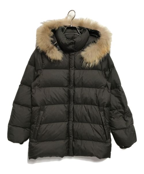 MONCLER（モンクレール）MONCLER (モンクレール) ダウンコート カーキ サイズ:00の古着・服飾アイテム