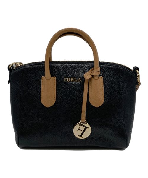 FURLA（フルラ）FURLA (フルラ) 2WAYショルダーバッグ ブラックの古着・服飾アイテム