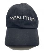 verutum-）の古着「キャップ」｜ブラック